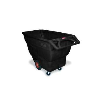 Rubbermaid Structural Foam Tilt Truck 1013, Standard Duty, 3/4 Cubic Yard, Black