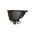 Rubbermaid Rotomolded Tilt Truck 1314, Utility Duty, 1 Cubic Yard, Black