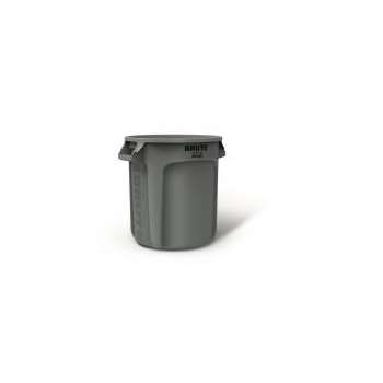 Rubbermaid BRUTE Waste Container 2610, 10 Gallon, 2610, Gray, 2610 White, 2610 Blue, 2610 Red, 2610 Green, 2610 Black, 2610 Yellow