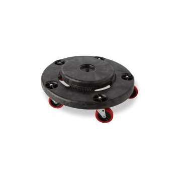Rubbermaid Brute Quiet Dolly 2640-43, Black