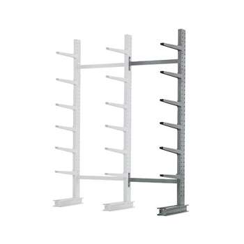 SM10-AM10 - Series 1000 Medium Duty Cantilever Rack Single Sided Add-On Unit