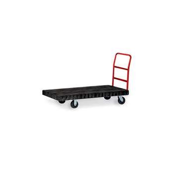 Rubbermaid Heavy Duty Platform Truck 4466, Black