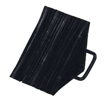 Vestil Laminated Rubber Wheel Chock - Curved - Handle - LWC-15