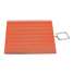 Vestil Molded Rubber Wheel Chock - Orange Handle - ORWC-8-HDL