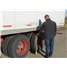 Vestil Molded Rubber Wheel Chock - Ergo Handle - RWC-8-ERGO