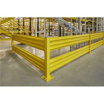 Steel King Steel Guard Heavy Duty Bolted Guard Rail