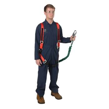 Vestil Web Lanyard with Safety Harness WP-LH