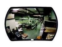 Round-Rectangular Convex Mirror - Glass - Indoor